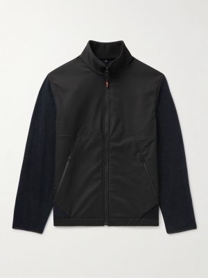 Meribel Panelled Shell and Cashmere Jacket