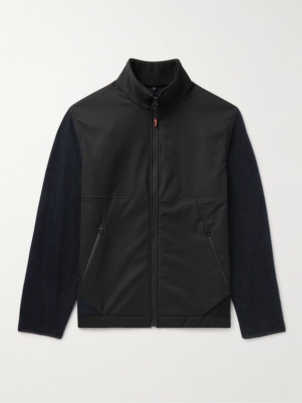 Meribel Panelled Shell and Cashmere Jacket