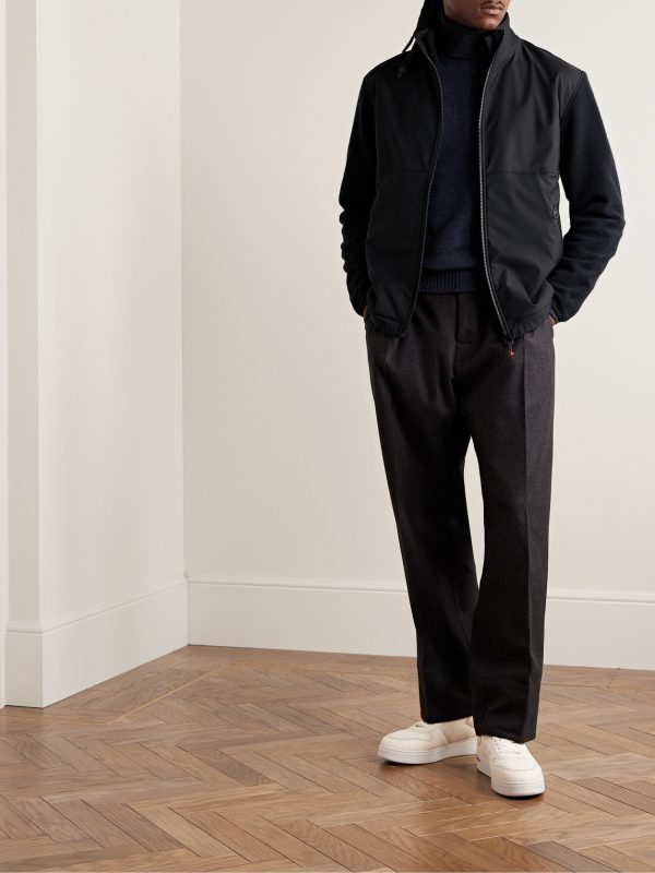 Meribel Panelled Shell and Cashmere Jacket - OU