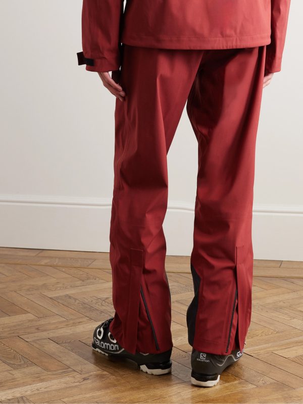 Straight-Leg Belted Virgin Wool-Blend Ski Pants - BK Straight-Leg Belted Virgin Wool-Blend Ski Pants - BK