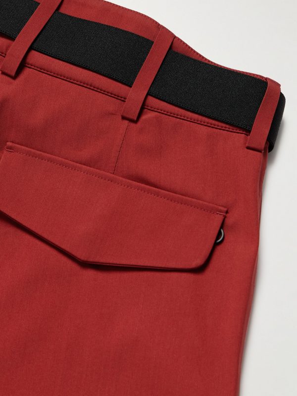 Straight-Leg Belted Virgin Wool-Blend Ski Pants - CU Straight-Leg Belted Virgin Wool-Blend Ski Pants - CU