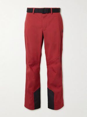 Straight-Leg Belted Virgin Wool-Blend Ski Pants
