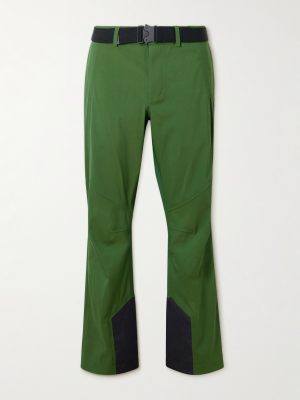 Straight-Leg Belted Wool-Blend Ski Pants