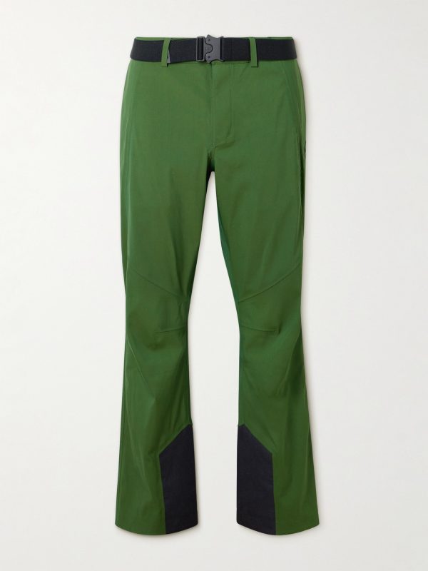 Straight-Leg Belted Wool-Blend Ski Pants Straight-Leg Belted Wool-Blend Ski Pants