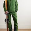 Straight-Leg Belted Wool-Blend Ski Pants - OU Straight-Leg Belted Wool-Blend Ski Pants - OU