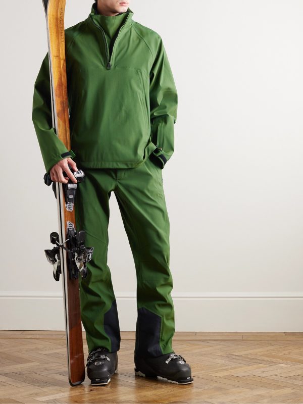 Straight-Leg Belted Wool-Blend Ski Pants - OU Straight-Leg Belted Wool-Blend Ski Pants - OU