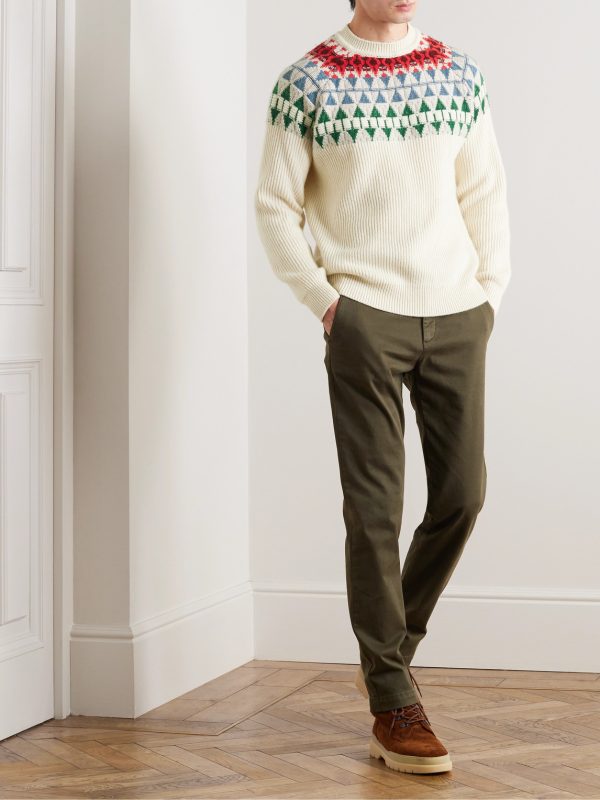 Fair Isle Cashmere Sweater - OU Fair Isle Cashmere Sweater - OU