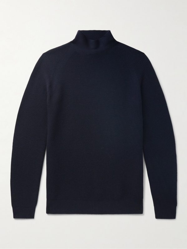 Lupetto Slim-Fit Ribbed Wish® Virgin Wool-Blend Rollneck Ski Base Layer Lupetto Slim-Fit Ribbed Wish® Virgin Wool-Blend Rollneck Ski Base Layer