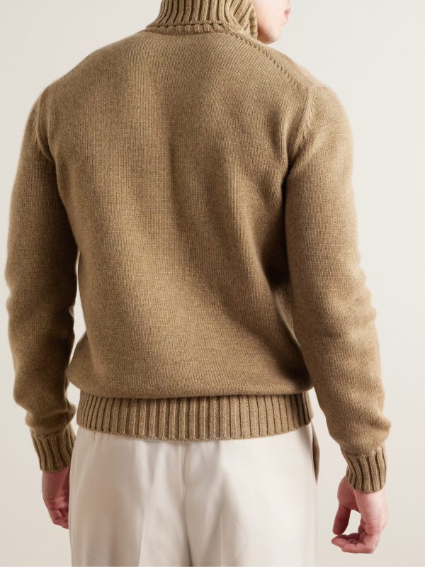 Grafton Cashmere Rollneck Sweater - BK