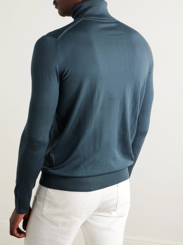 Wish® Virgin Wool Rollneck Sweater - BK Wish® Virgin Wool Rollneck Sweater - BK