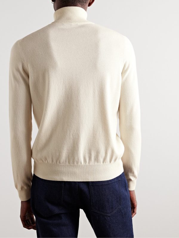 Slim-Fit Baby Cashmere Rollneck Sweater - BK Slim-Fit Baby Cashmere Rollneck Sweater - BK