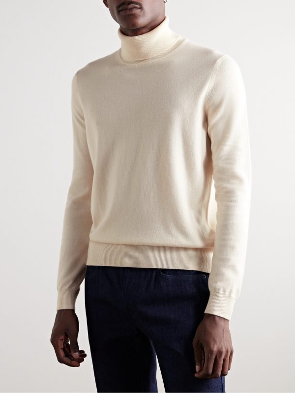 Slim-Fit Baby Cashmere Rollneck Sweater - FR Slim-Fit Baby Cashmere Rollneck Sweater - FR