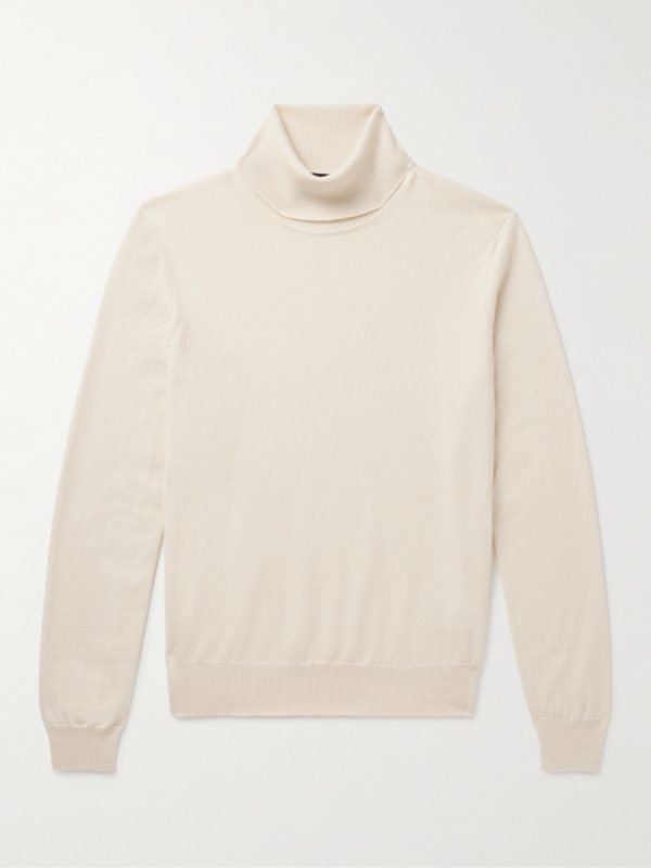Slim-Fit Baby Cashmere Rollneck Sweater Slim-Fit Baby Cashmere Rollneck Sweater
