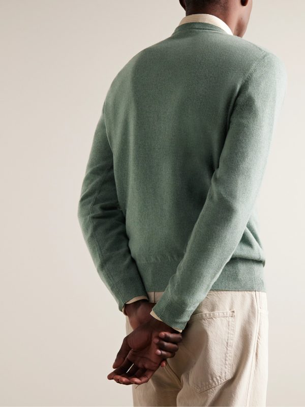 Slim-Fit Baby Cashmere Sweater - BK Slim-Fit Baby Cashmere Sweater - BK