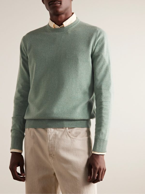 Slim-Fit Baby Cashmere Sweater - FR Slim-Fit Baby Cashmere Sweater - FR