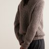 Ribbed Cotton, Yak and Virgin Wool-Blend Rollneck Sweater - BK Ribbed Cotton, Yak and Virgin Wool-Blend Rollneck Sweater - BK