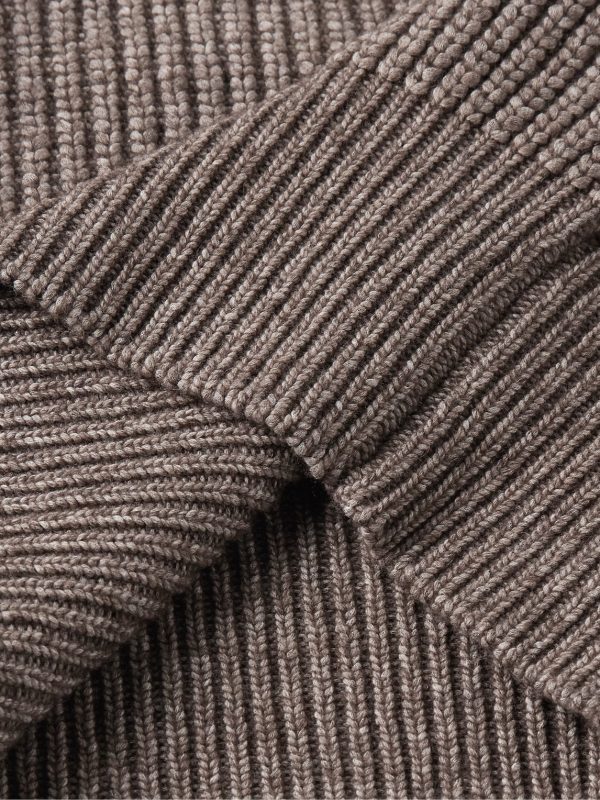 Ribbed Cotton, Yak and Virgin Wool-Blend Rollneck Sweater - CU Ribbed Cotton, Yak and Virgin Wool-Blend Rollneck Sweater - CU