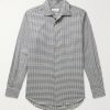 Logo-Appliquéd Checked Cotton-Flannel Shirt Logo-Appliquéd Checked Cotton-Flannel Shirt