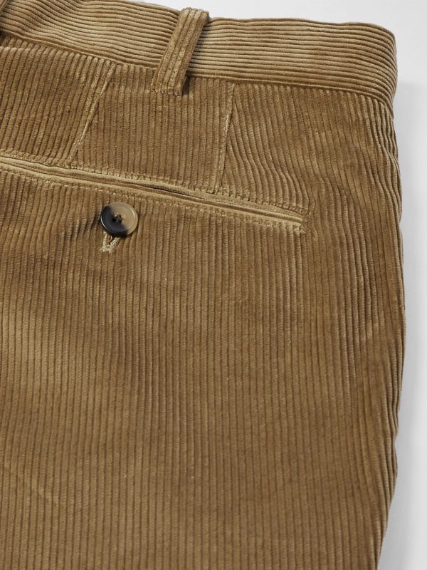Straight-Leg Cotton-Corduroy Trousers - CU