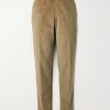 Straight-Leg Cotton-Corduroy Trousers