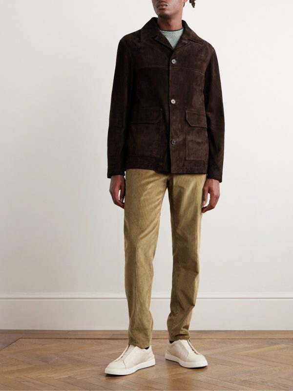 Straight-Leg Cotton-Corduroy Trousers - OU