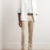Slim-Fit Cotton-Blend Trousers - OU Slim-Fit Cotton-Blend Trousers - OU