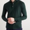 Slim-Fit Baby Cashmere Polo Shirt - FR Slim-Fit Baby Cashmere Polo Shirt - FR