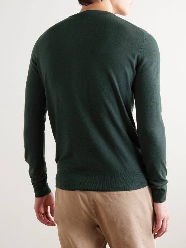 Slim-Fit Baby Cashmere Sweater - BK Slim-Fit Baby Cashmere Sweater - BK