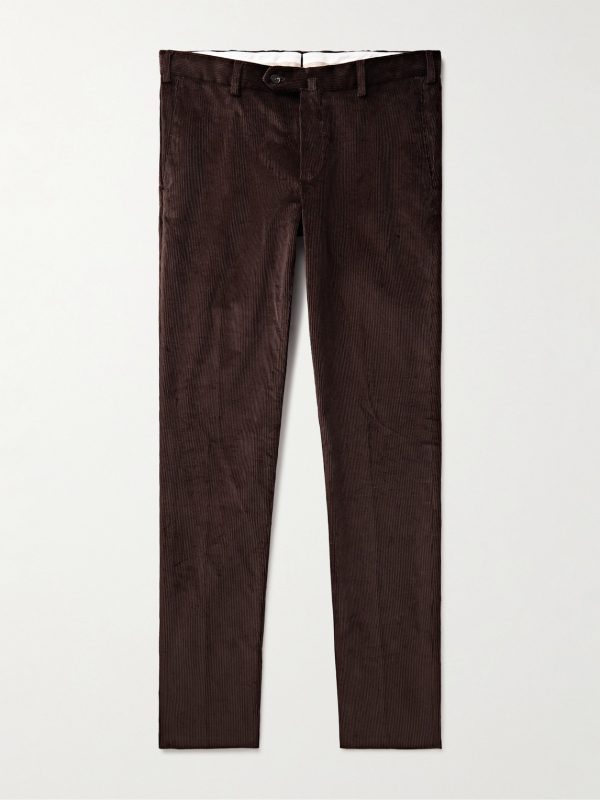Straight-Leg Cotton-Corduroy Trousers Straight-Leg Cotton-Corduroy Trousers