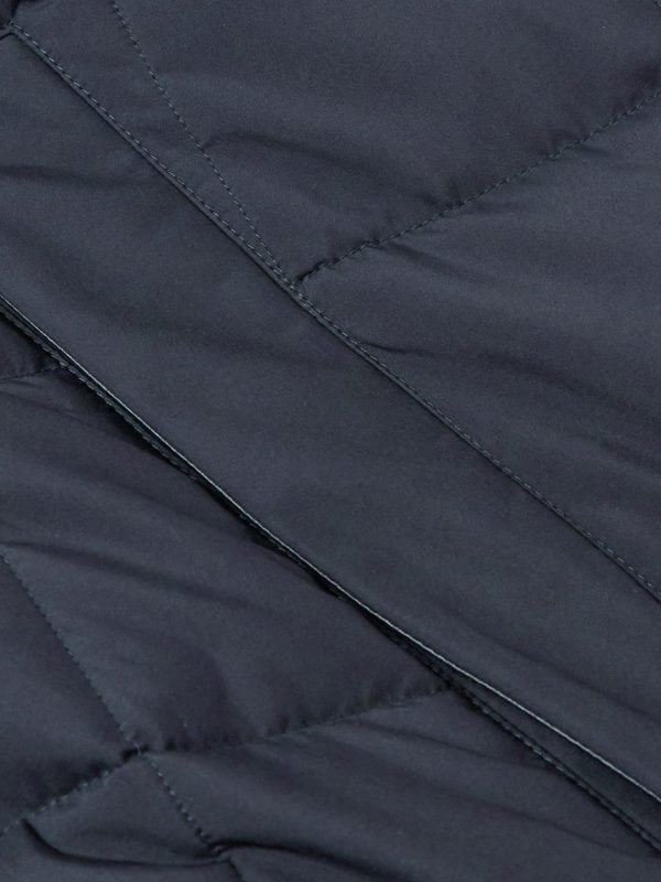 Quilted Shell Down Hooded Jacket - E1 Quilted Shell Down Hooded Jacket - E1