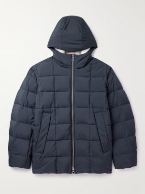 Quilted Shell Down Hooded Jacket Quilted Shell Down Hooded Jacket