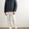Quilted Shell Down Hooded Jacket - OU Quilted Shell Down Hooded Jacket - OU