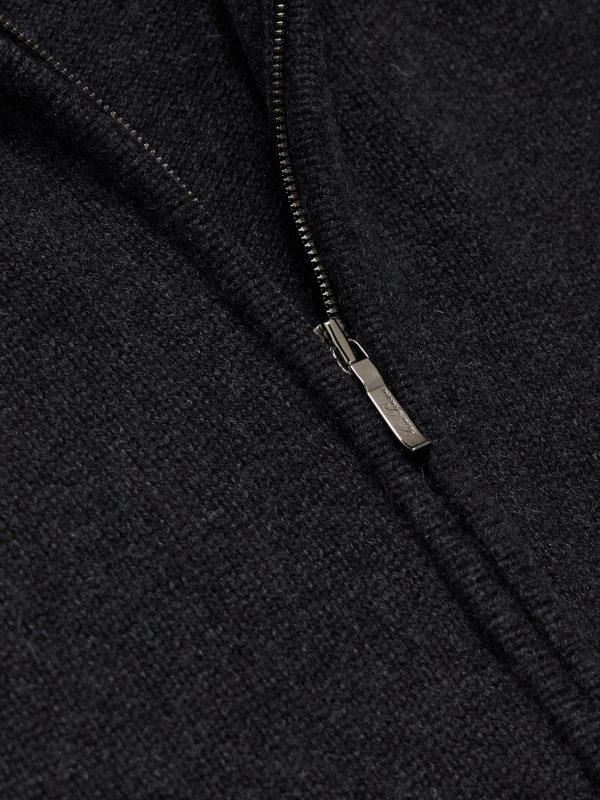 Cashmere Zip-Up Sweater - CU Cashmere Zip-Up Sweater - CU