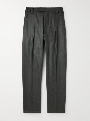 Reinga Straight-Leg Wish® Wool and Cashmere-Blend Trousers