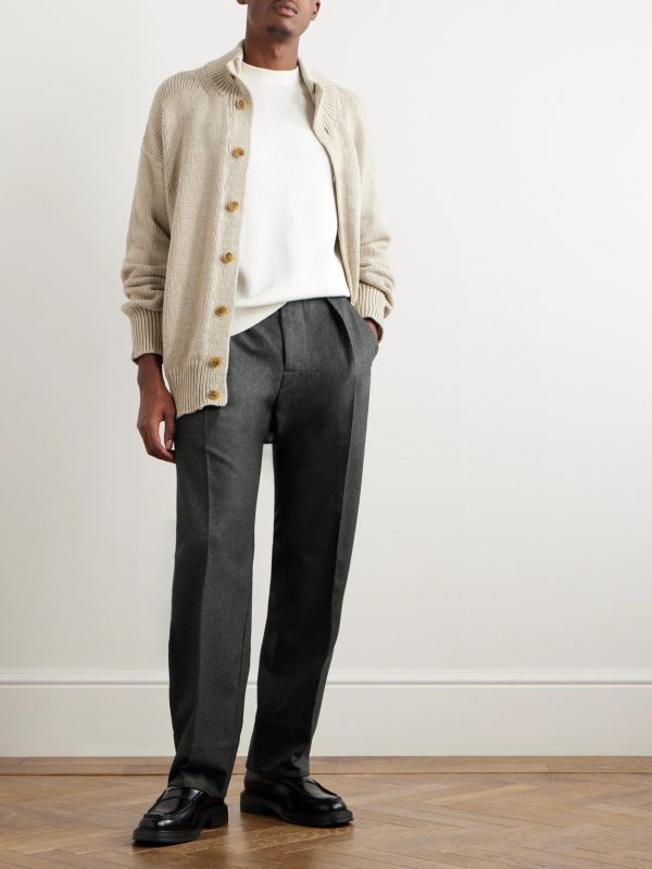 Reinga Straight-Leg Wish® Wool and Cashmere-Blend Trousers - OU Reinga Straight-Leg Wish® Wool and Cashmere-Blend Trousers - OU