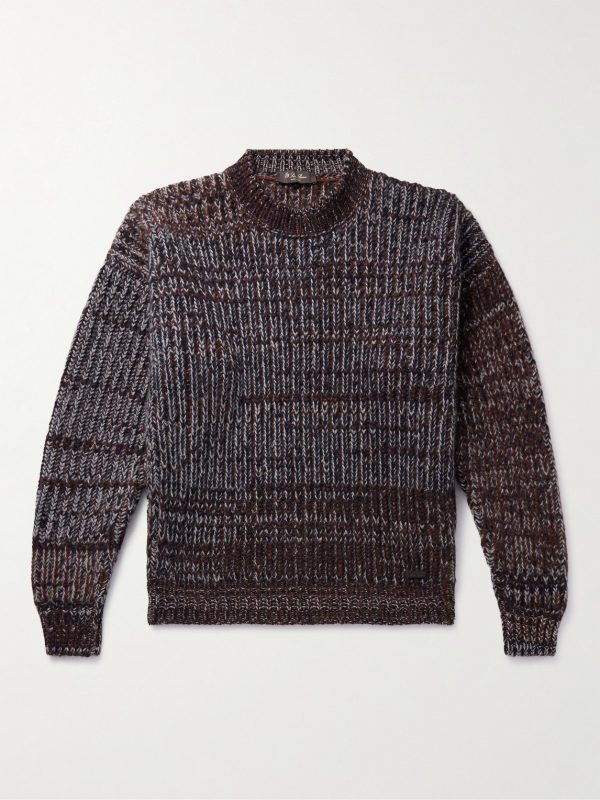 Ribbed Cashmere and Mohair-Blend Sweater Ribbed Cashmere and Mohair-Blend Sweater