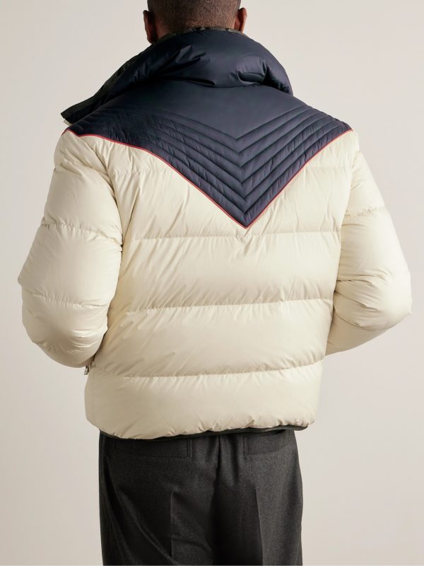 Slim-Fit Reversible Quilted Shell Down Jacket - BK Slim-Fit Reversible Quilted Shell Down Jacket - BK