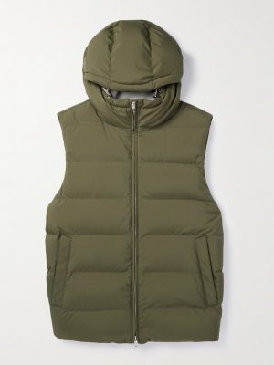 Quilted Padded Shell Hooded Gilet