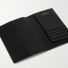 Cassandre Logo-Embellished Glossed-Leather Passport Cover - E1 Cassandre Logo-Embellished Glossed-Leather Passport Cover - E1