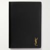 Cassandre Logo-Embellished Glossed-Leather Passport Cover Cassandre Logo-Embellished Glossed-Leather Passport Cover