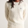 Slim-Fit Cable-Knit Wool and Cashmere-Blend Sweater - FR