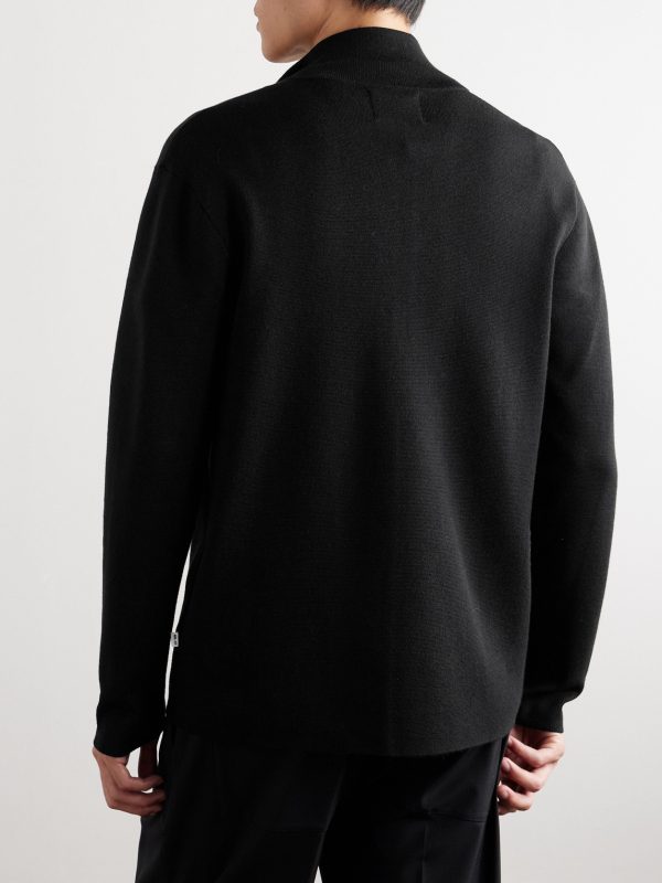 Harald 6530 Knitted Half-Zip Sweater - BK Harald 6530 Knitted Half-Zip Sweater - BK