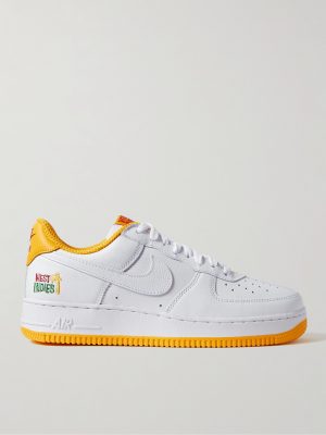 Air Force 1 Low Retro Embroidered Leather Sneakers Air Force 1 Low Retro Embroidered Leather Sneakers