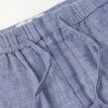 Oscar Straight-Leg Linen and Cotton-Blend Drawstring Trousers - E1