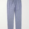 Oscar Straight-Leg Linen and Cotton-Blend Drawstring Trousers