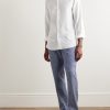 Oscar Straight-Leg Linen and Cotton-Blend Drawstring Trousers - OU