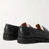 Jacques Two-Tone Leather Penny Loafers - BK