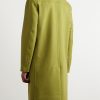Great Double-Breasted Woven Coat - BK Great Double-Breasted Woven Coat - BK