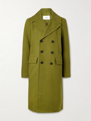 Great Double-Breasted Woven Coat
