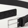 3.5cm Intrecciato Leather Belt - E1